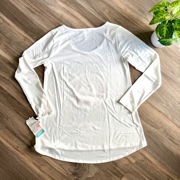 LuLaRoe Disney Snow white Evil Queen "Mirror Mirror" Long Sleeve Tee Size S - Picture 8 of 9